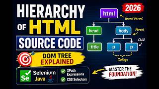 61. Hierarchy of HTML Source Code (Selenium Java 2026)