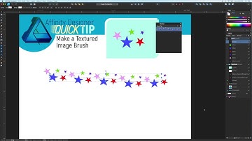 Quick Tip: Make Textured Image Brush in Affinity Designer
