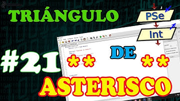 [PSeint #21] Triángulo Rectangulo de Astericos
