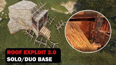 Roof Exploit Reborn | Solo Bunker Base | Rust Building 3.0 [PATCHED]