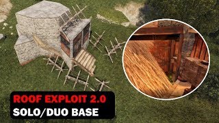 Roof Exploit Reborn | Solo Bunker Base | Rust Building 3.0 [PATCHED]