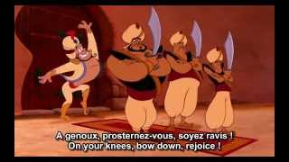 Aladdin  - Prince Ali  - French and English subtitles chords