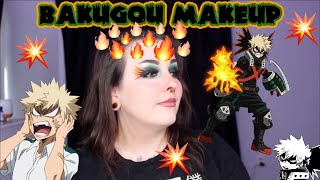 Bakugou Katsuki Themed Makeup