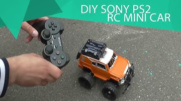 Como fazer um carro com o Sony PS2 joystick controle remoto