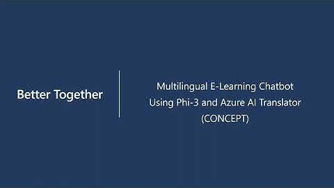 Azure AI Chat Phi-3-mini and Azure Translator