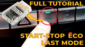 Detailed Coding Disable ECO Start-Stop on Mercedes W212, W204, W207 / Eco Last Mode Mercedes W212