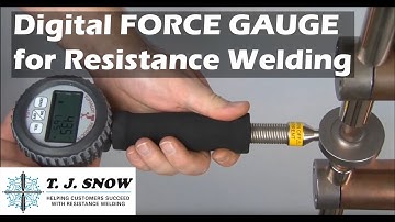 TJ SNOW- Tuffaloy DLC Force Gauge / Weld Force Measurement for resistance welding