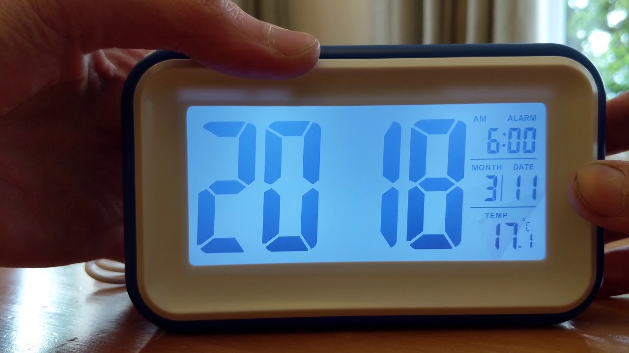 Vadiv Cl01 Silent Alarm Clock With Touch Sensor Snooze Night Youtube Vadiv Cl01 Silent Alarm Clock With Touch Sensor Snooze Night Youtube