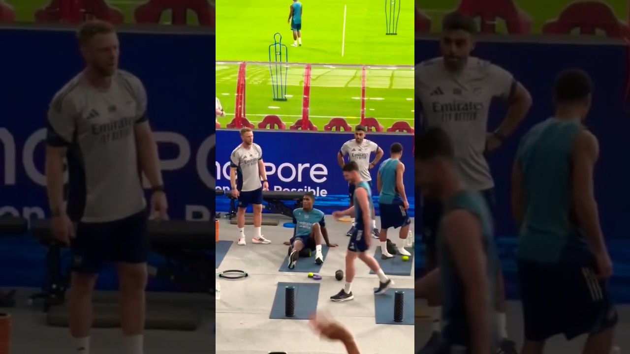 📽 Havertz reacts to Arsenal fans singing his song during training🎶 