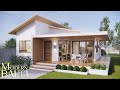 Simple and elegant modern bungalow house design  3bedroom