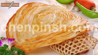 Famous Lachha paratha production line | Malabar paratha machine | Automatic parotta machine #food #machine Net Worth