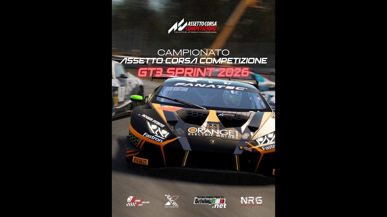 LIVE | DrivingItalia GT3 Sprint Assetto Corsa Competizione - Round 3 Watkins Glen