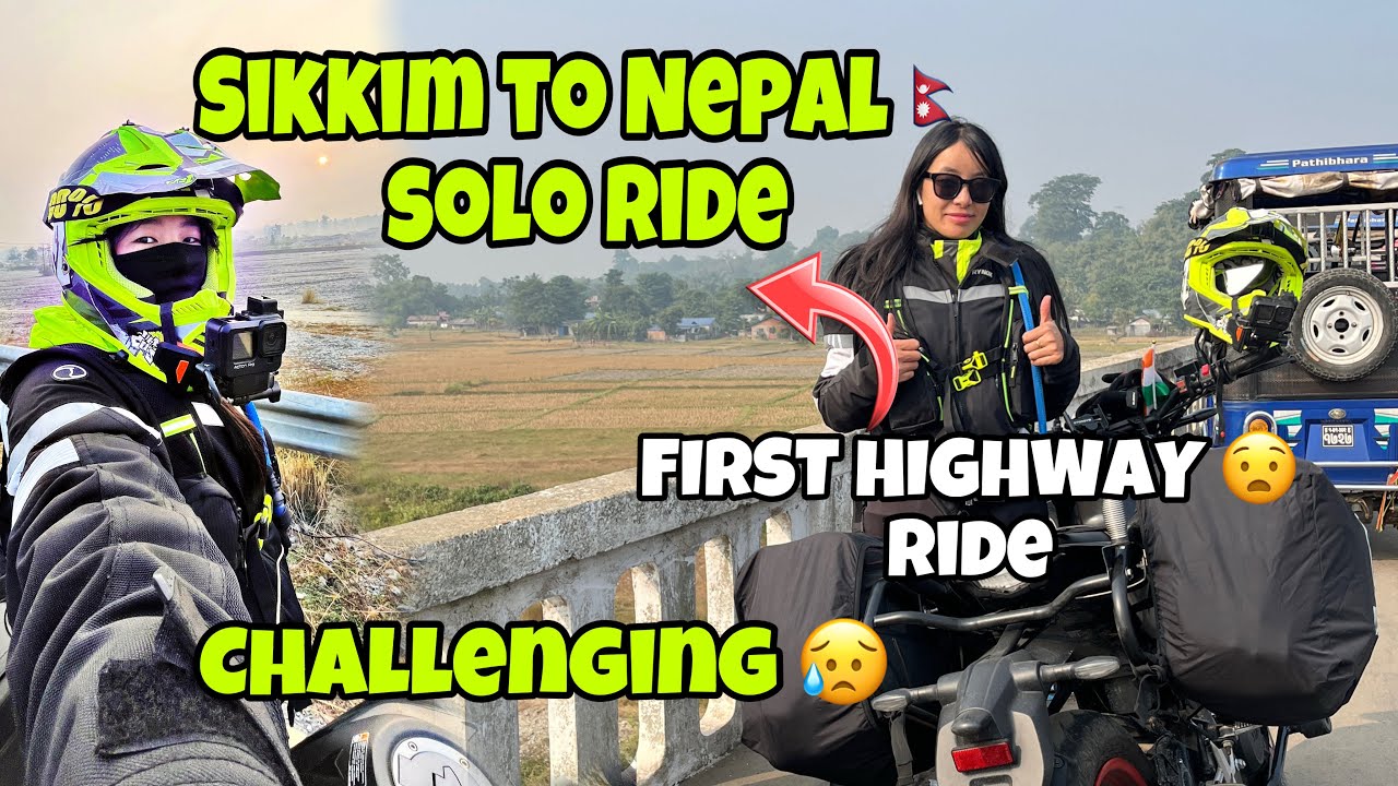 INTERNATIONAL SOLO RIDE //SIKKIM 🇮🇳TO NEPAl 🇳🇵 (EP- 1)