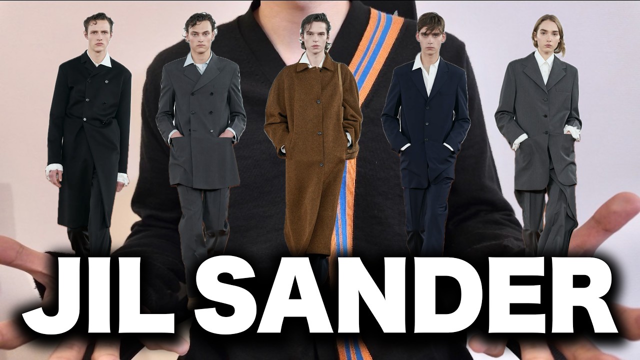 Minimalist yet offbeat. A look at JIL SANDER's 26AW collection
