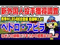 【まさかの起用法も！？】ヤクルト新外国人ペドロ・アビラ投手【詳細データ】