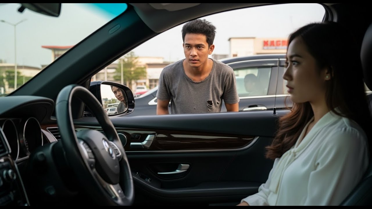 PEMUDA BERCERMIN DI KACA MOBIL, TAK TAHU ADA GADIS DIDALAM LALU JATUH CINTA DAN HIDUPNYA BERUBAH