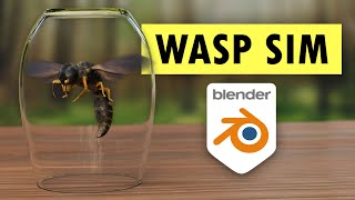 How to Wasp Simulation in Blender!