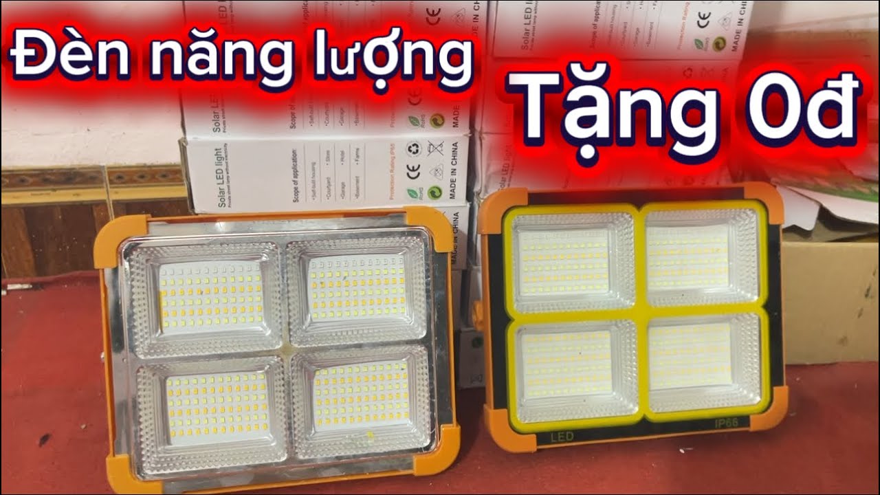  ❌ TẶNG MIỄN PHÍ ❌ đèn năng lượng mặt trời . 5 chế độ sáng , nhận kiểm tra . Miễn ship toàn quốc