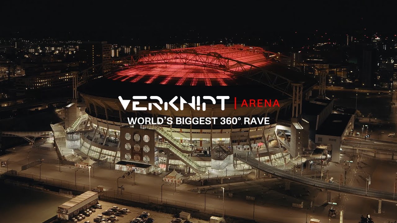 Trailer Verknipt ArenA 2025 | World's biggest 360° rave - July 19 - YouTube