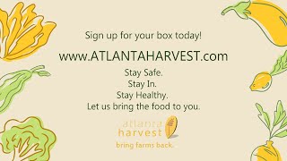 Atlanta Harvest Farm Boxes - How to Sign up!