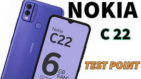 NOKIA c22 test point  factory reset, frp bypass