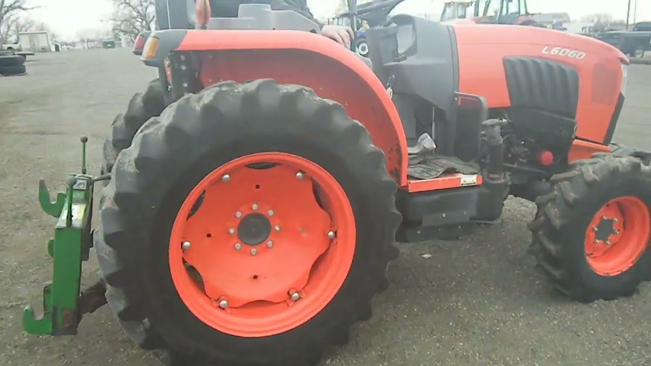 2017 Kubota L6060 MFWD Tractor - YouTube