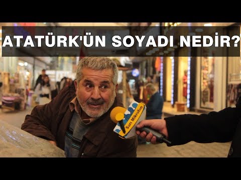 ATATÜRK'ÜN SOYADI NEDİR ? - SARI MİKROFON