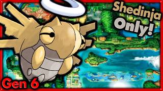 NEW GAME!   Can I Beat Pokemon Omega Ruby with ONLY Shedinja? 🔴 Pokemon Challenges screenshot 3
