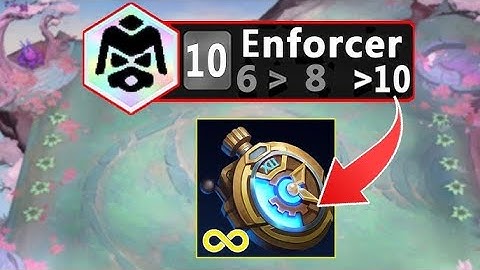 TFT 10 Enforcer in double-up SET 13 - ITS INSANE !!