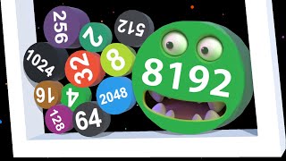 2048 ROLLING - Satisfying ASMR Gameplay (Reach 8192, Part 01) screenshot 3