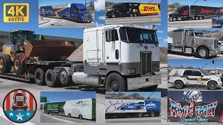 Truck Drivers in Arizona, Racing Car Carriers, Freight Transport & many others,  Truck Spotting USA by Trucks USA 8,017 views 1 month ago 10 minutes, 40 seconds