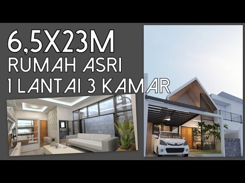 Rumah Asri satu lantai dengan 3 kamar tidur