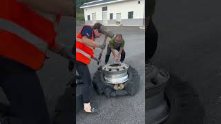 Truck Puncture Tire Replacement Outcall Rescue On Highway!