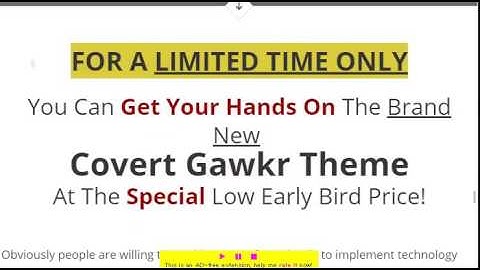 Covert Gawkr WordPress Theme - Instant Profit Pulling Authority Sites