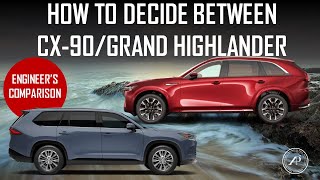 HOW TO DECIDE BETWEEN MAZDA CX90 and TOYOTA GRAND HIGHLANDER