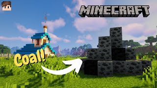 3 EASY Ways to get COAL and Alternative Fuel | Minecraft Tutorial