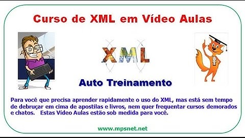 Curso de XML em Vídeo Aulas TE0064