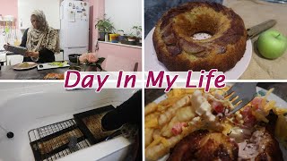 Cleaning My Oven & Baking an Apple & Cinnamon Cake | Day In My Life | Shamsa