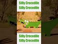 Silly Crocodile Kids Shorts - Angry