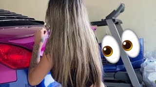 WRAPPING 350Z WING!