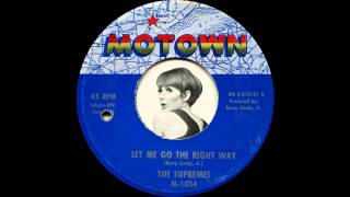 The Supremes - Let me go the right way (1962) chords