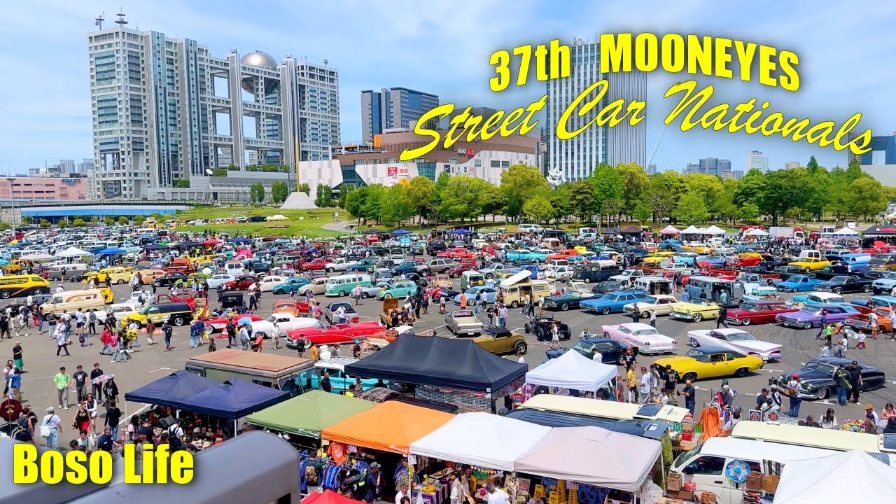 【1100台超】MOONEYESストリートカーナショナルズ2025 日本最大級のカスタムカーイベントに行ってきた！｜スワップミート戦利品も紹介♪｜ムーンアイズ｜Street Car Nationals