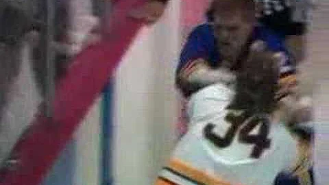 Ulf Samuelsson Hit Cam Neely 1991 Conference Final Game 3