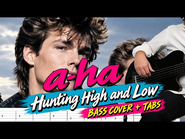 a-ha - Hunting High and Low (Bass Cover) + TABs - YouTube