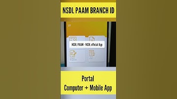 NSDL PAAM BRANCH ID LOW PRICE OFFER - TIN FC PAN CENTER   #shorts