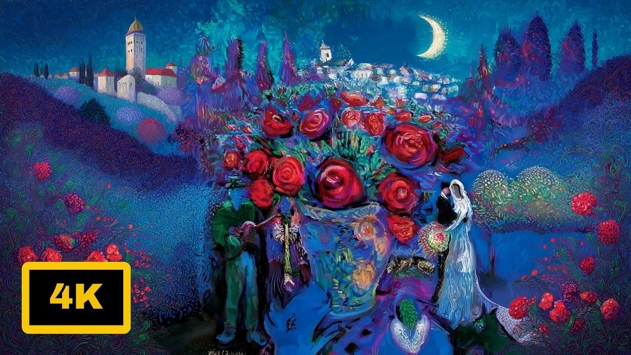 Visual Poems | Chagall | Love in Flight — Bradstreet Poetry [Music Video]