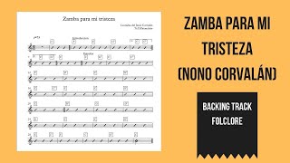 Zamba para mi tristeza | Backing Track