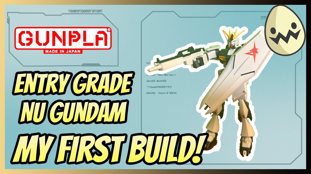 My First Gundam Build! Entry Grade Nu Gundam!