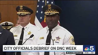 Mayor Johnson & Chicago officials debrief public after DNC 2024 thumbnail