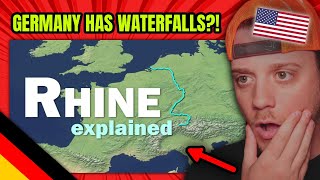 American Reacts to The Rhine River: explained in under 3 Minutes